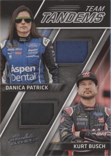 2017 Panini Absolute - Danica Patrick Kurt Busch #TAN-PB