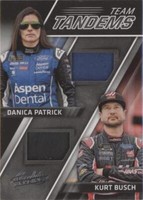 2017 Panini Absolute - Danica Patrick Kurt Busch #TAN-PB