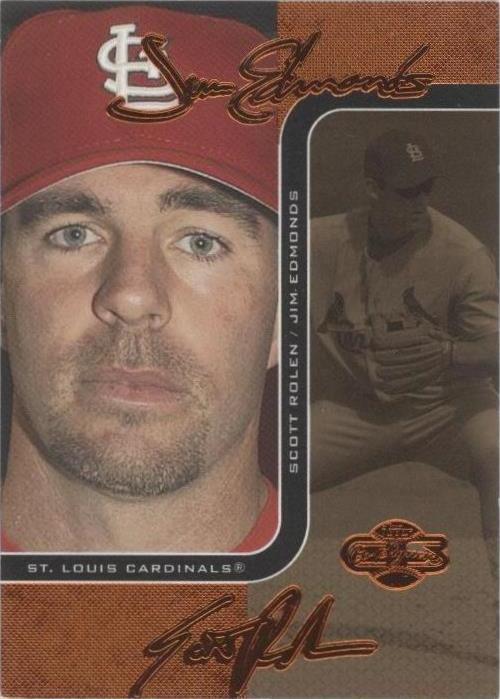2006 Topps Co-Signers - Jim Edmonds Scott Rolen #69-C