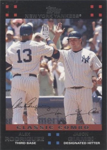 2007 Topps - Alex Rodriguez Jason Giambi #650
