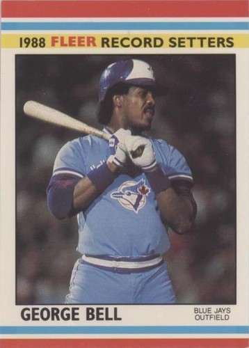 1988 Fleer Baseball Record Setters - George Bell #2