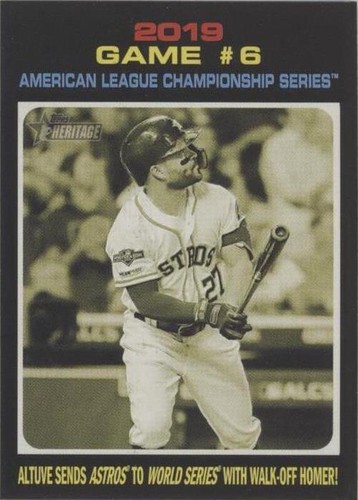 2020 Topps Heritage - Jose Altuve #200