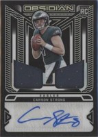 2022 Panini Obsidian Carson Strong #RJI-CST