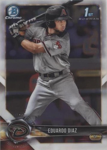 2018 Bowman Chrome - Eduardo Diaz #BCP225