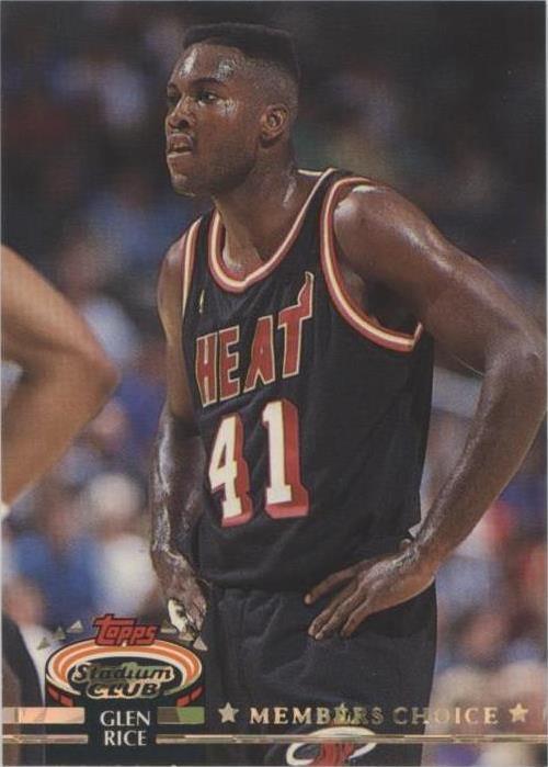 Topps Stadium Club 1992-93 - Glen Rice #203