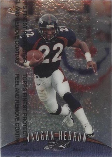 1998 Topps Finest Vaughn Hebron #116