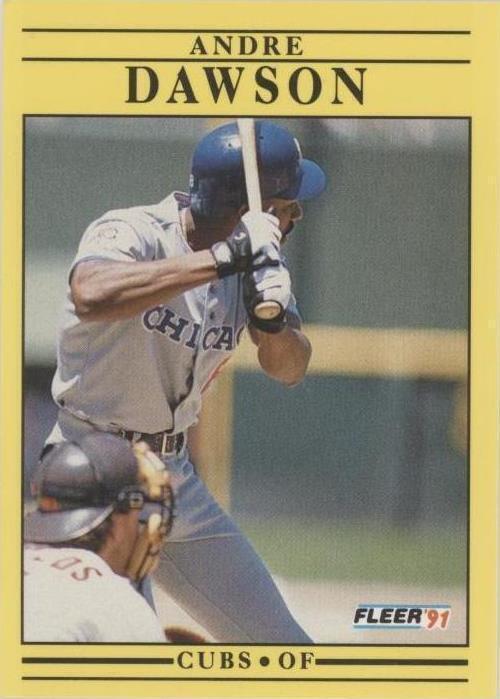 Fleer 1991 - Andre Dawson #419