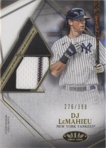 2022 Topps Tier One - D.J. LeMahieu #T1R1-DJL