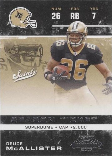 2007 Playoff Contenders Deuce McAllister #63
