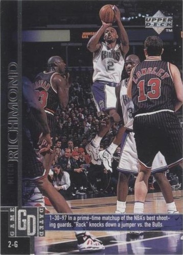 1997-98 Upper Deck - Mitch Richmond/Michael Jordan #109
