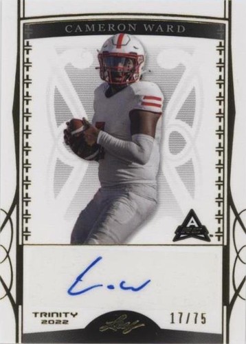 2022 Leaf Trinity Cameron Ward #BA-CW1