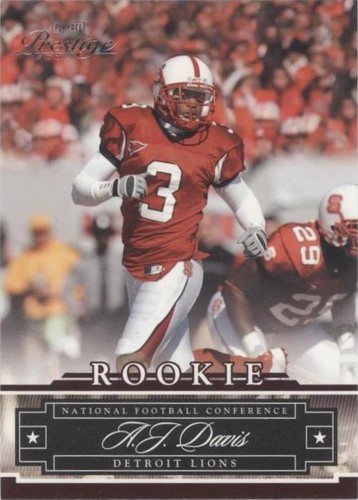 2007 Playoff Prestige A.J. Davis #196