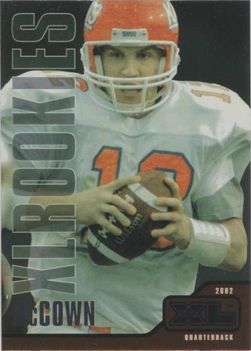 2002 Upper Deck XL Josh McCown #581