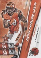2010 Adrenalyn XL Rey Maualuga #90