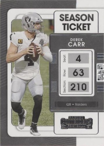 2021 Panini Contenders Derek Carr #57