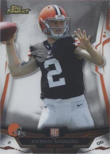 2014 Topps Finest Johnny Manziel #125