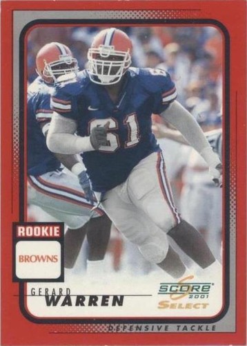 2001 Score Select Gerard Warren #322
