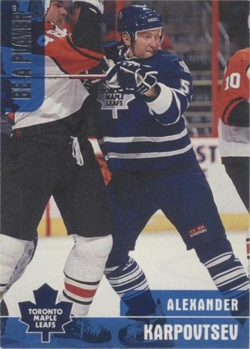 1999-00 In the Game Be A Player Memorabilia - Alexander Karpovtsev #109