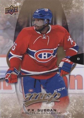 2016-17 Upper Deck MVP - P. K. Subban #262