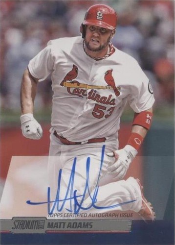 2014 Topps Stadium Club - Matt Adams #SCA-MA