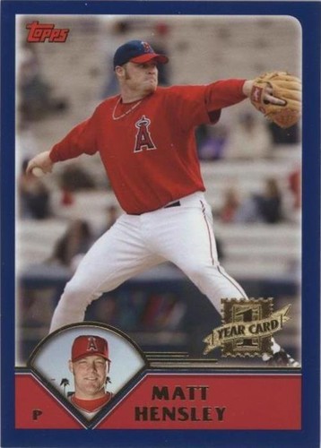 2003 Topps Traded & Rookies - Matt Hensley #T173
