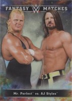 2020 Topps Chrome WWE - AJ Styles Curt Hennig #FM-4