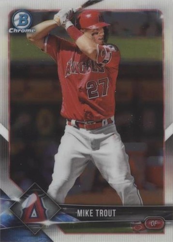 2018 Bowman Chrome - Mike Trout #37