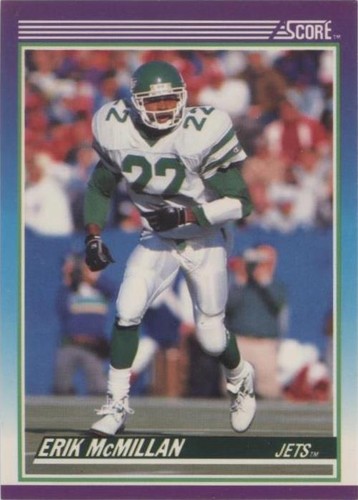 1990 Score Erik McMillan #117