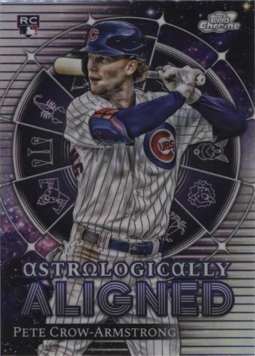 2024 Topps Cosmic Chrome Pete Crow Armstrong On Card Auto