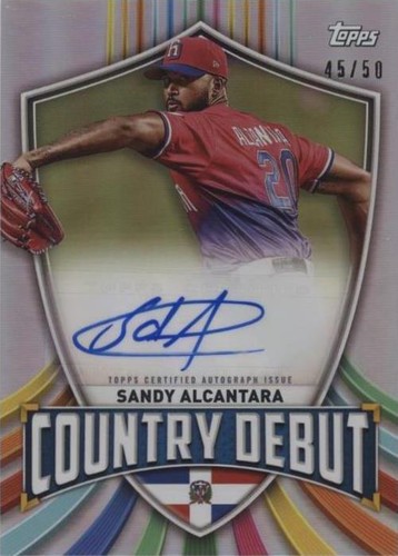 2023 Topps World Baseball Classic - Sandy Alcantara #CDA-SA