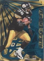 1997 Pacific Dynagon Prism Eddie George Jerome Bettis #1