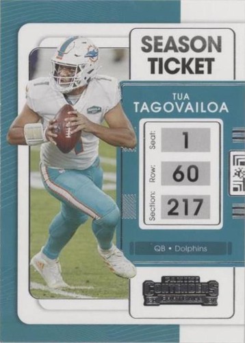2021 Panini Contenders Tua Tagovailoa #60