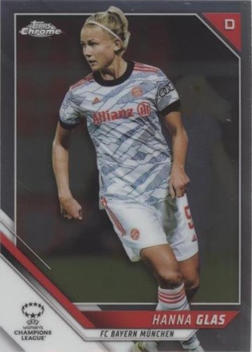 2021-22 Topps Chrome UEFA Women's Champions League Hanna Glas #42