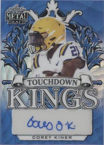 2022 Leaf Metal Draft Corey Kiner #TK-CK2