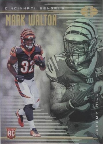 2018 Panini Illusions Jeremy Hill Mark Walton #26