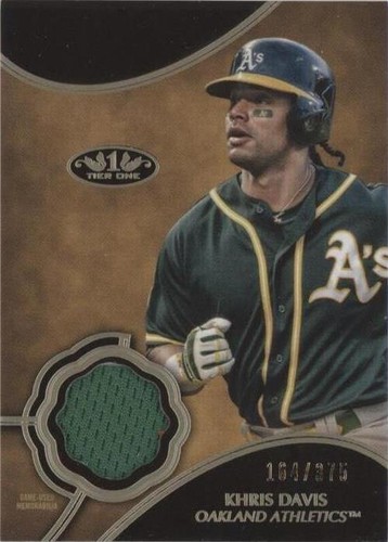 2019 Topps Tier One - Khris Davis #T1R-KD