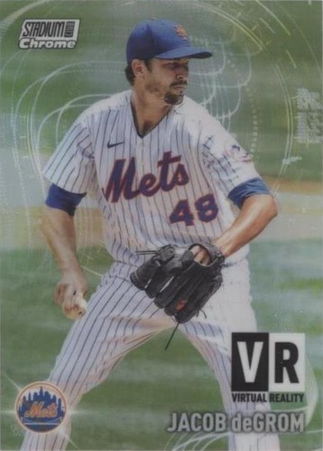 2021 Topps Stadium Club Chrome - Jacob deGrom #VR-18