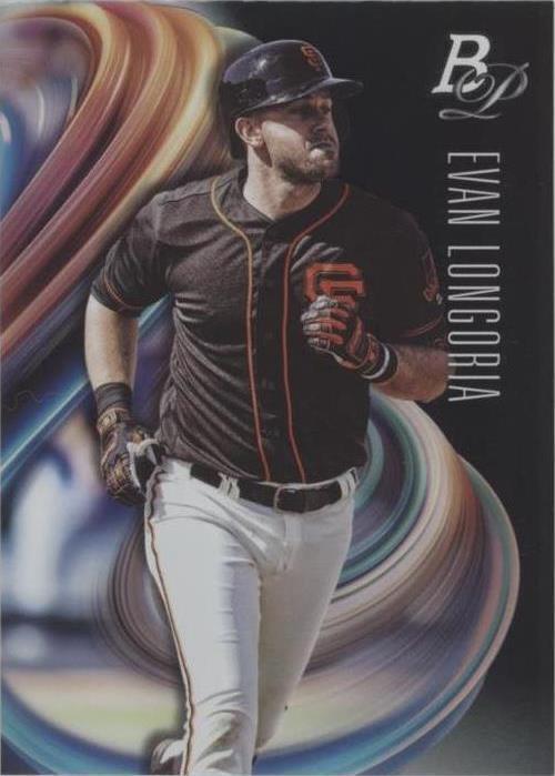 2018 Bowman Platinum - Evan Longoria #91