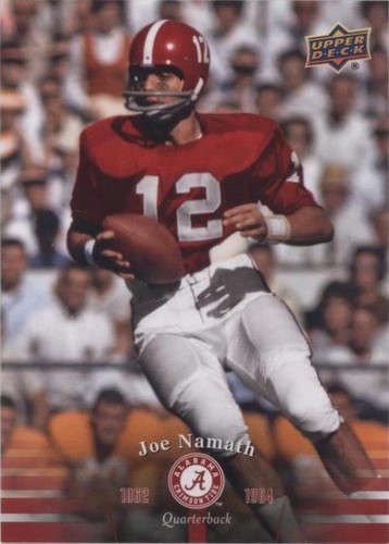 2012 Upper Deck University of Alabama Joe Namath #7