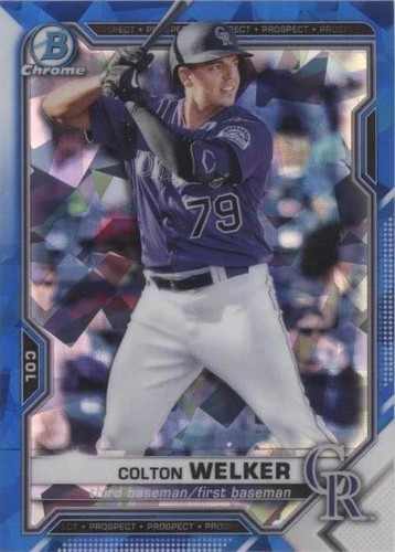 2021 Bowman Prospects Neon Green Border Parallel /399 #BP-15