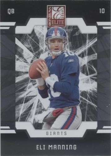 2009 Donruss Elite Eli Manning #63
