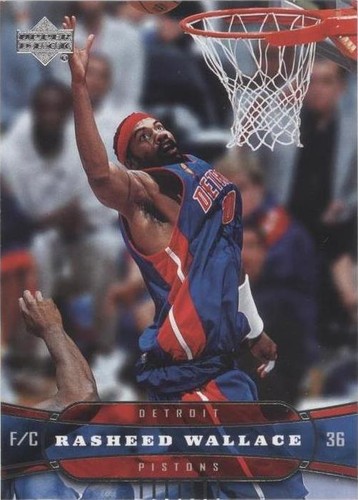 2004-05 Upper Deck - Rasheed Wallace #48