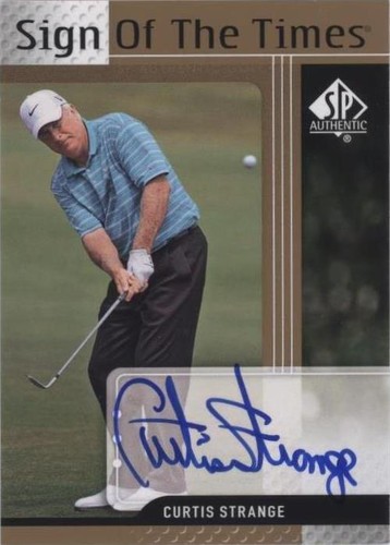 2012 SP Authentic - Curtis Strange #ST-CS