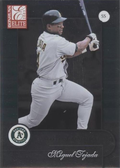 2001 Donruss Elite - Miguel Tejada #140