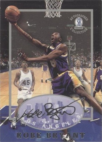 1997-98 Score Board Autographed Collection - Kobe Bryant #16