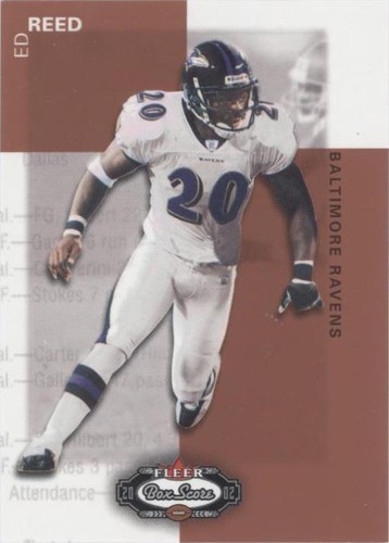 2002 Fleer Box Score Ed Reed #169