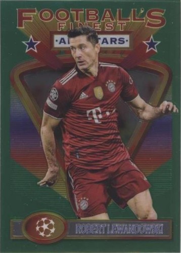 2021-22 Topps Finest Flashbacks UCL Robert Lewandowski #100