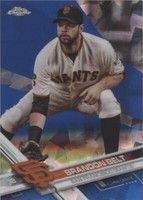 2017 Topps Chrome Sapphire Edition - Brandon Belt #347