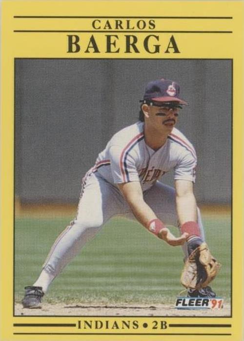 Fleer 1991 - Carlos Baerga #360
