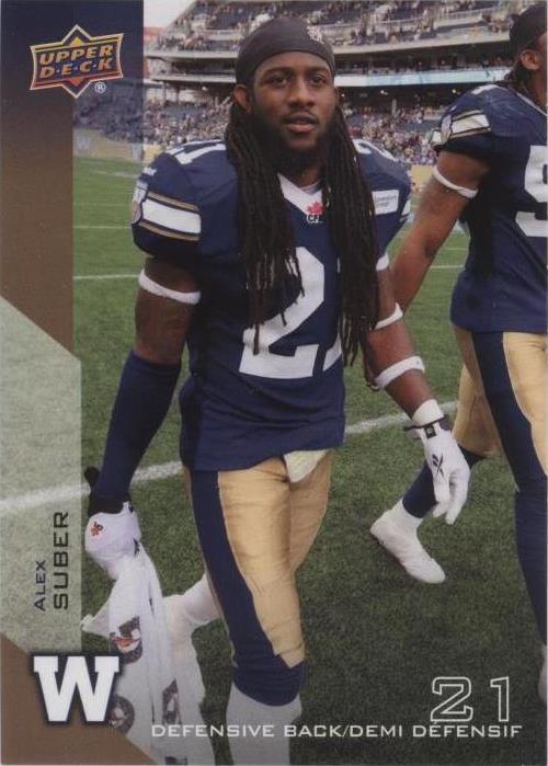 2014 Upper Deck CFL Alex Suber #149